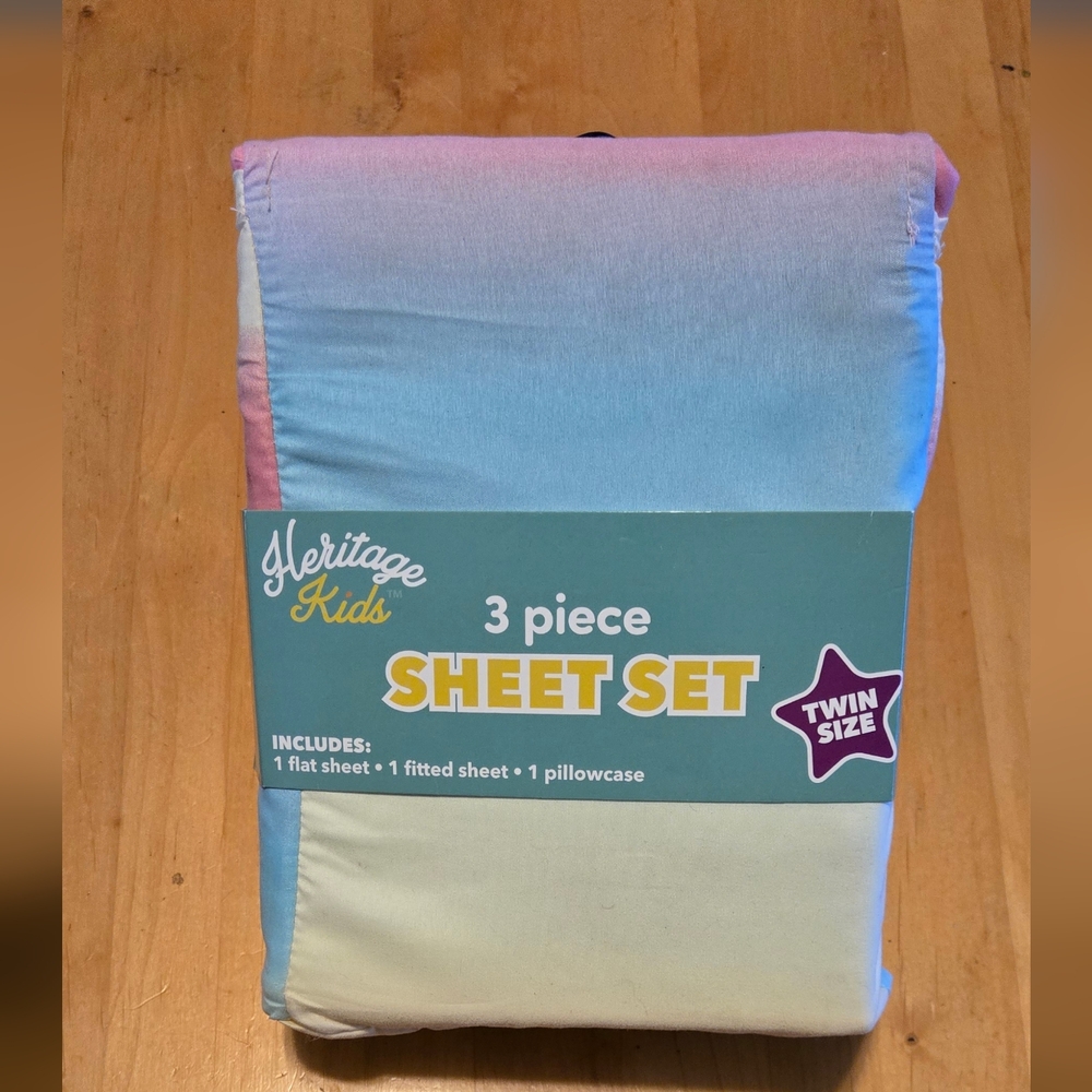 Heritage Kids Pastel Sheet Set - Twin Size